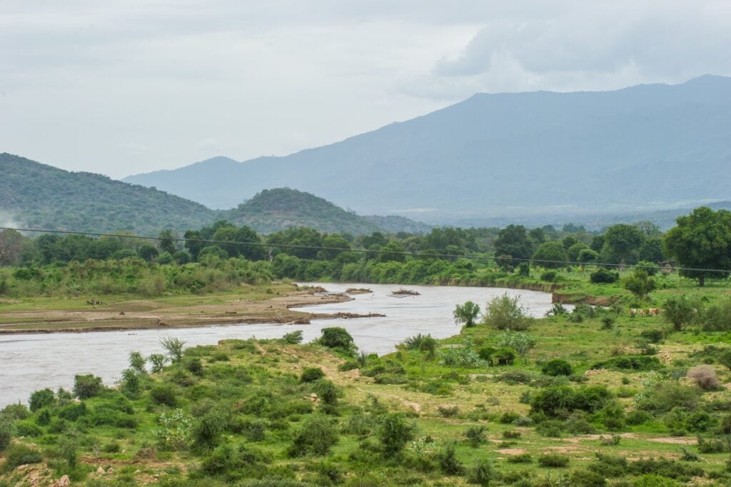 Natur, Fluss, Afrika, Landschaft, Reisen, Tierwelt.