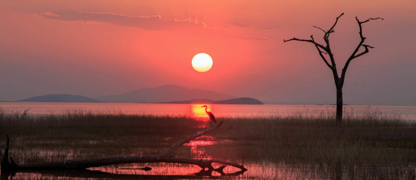 Simbabwe Sonnenuntergang