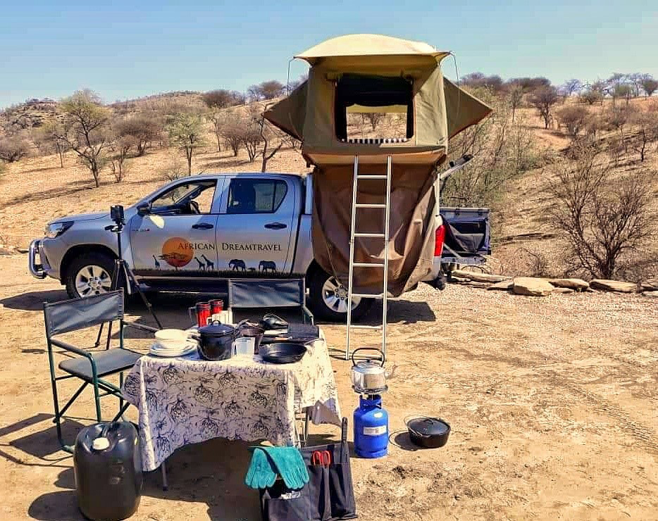 Mietwagen mit Campingausstattung in Namibia