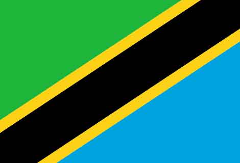 Tansania Flagge