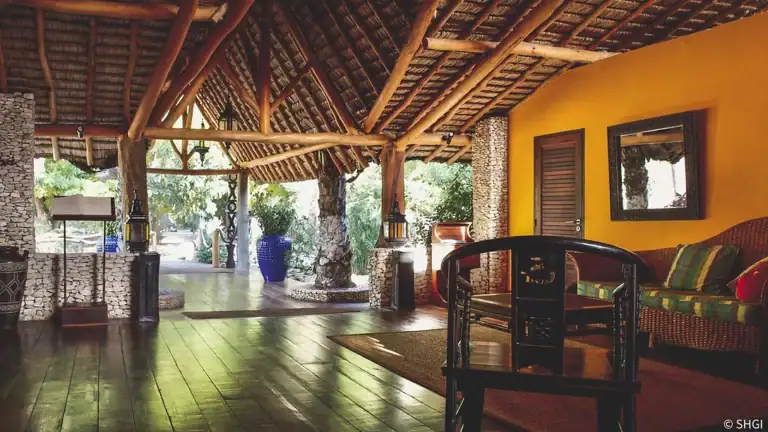 Gemütliches afrikanisches Ferienhaus mit Naturblick.