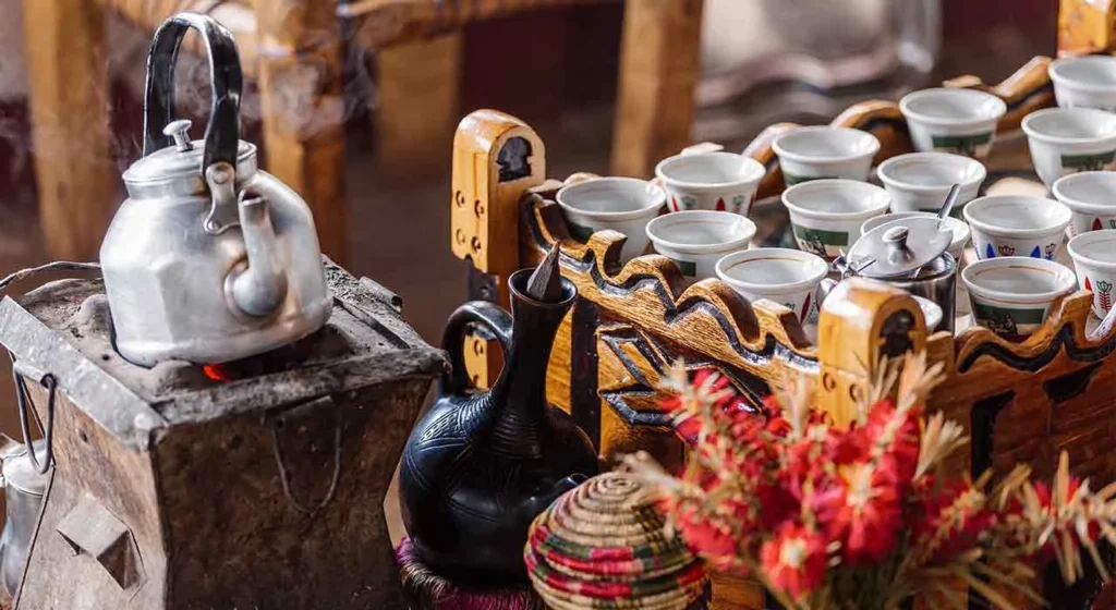 Kaffeetrinken in Addis