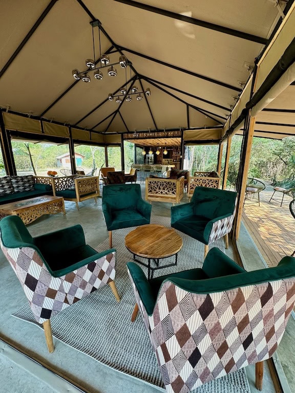 Luxus Safari Zelt im Ol Kinyei Mara Zeltcamp in Kenia.