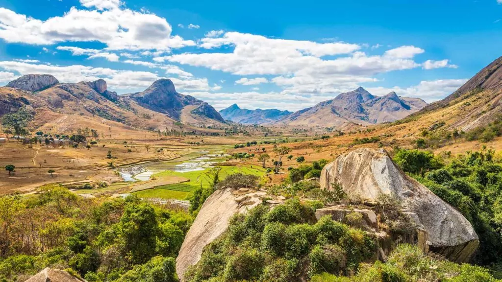 Nationalparks auf Madagaskar Berglandschaft